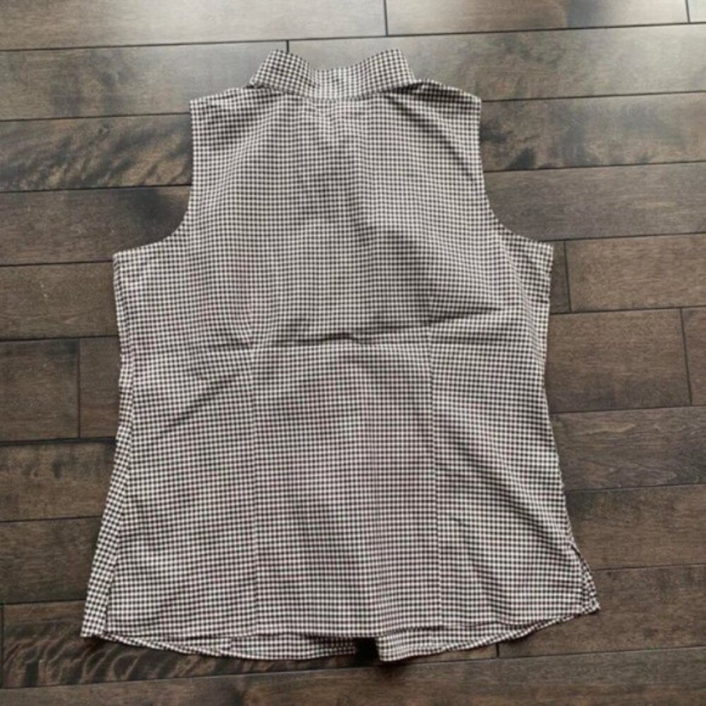 Talbots Checkered Top - Picture 2 of 2